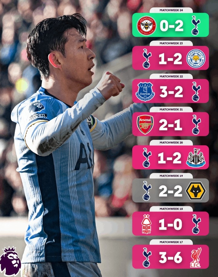  不容易！熱刺終結英超7輪不勝，此前7場(chǎng)僅1平6負