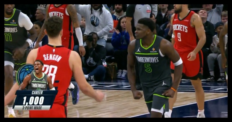  23歲186天！愛(ài)德華茲成NBA歷史上最年輕投進(jìn)1000記三分球員