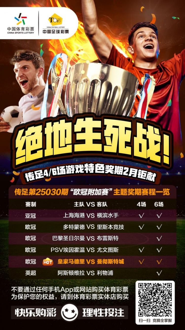  絕地生死戰！傳足特色獎期第25030期聚焦歐冠附加賽